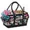 Everything Mary Black & Floral Deluxe Store & Tote Craft Organizer